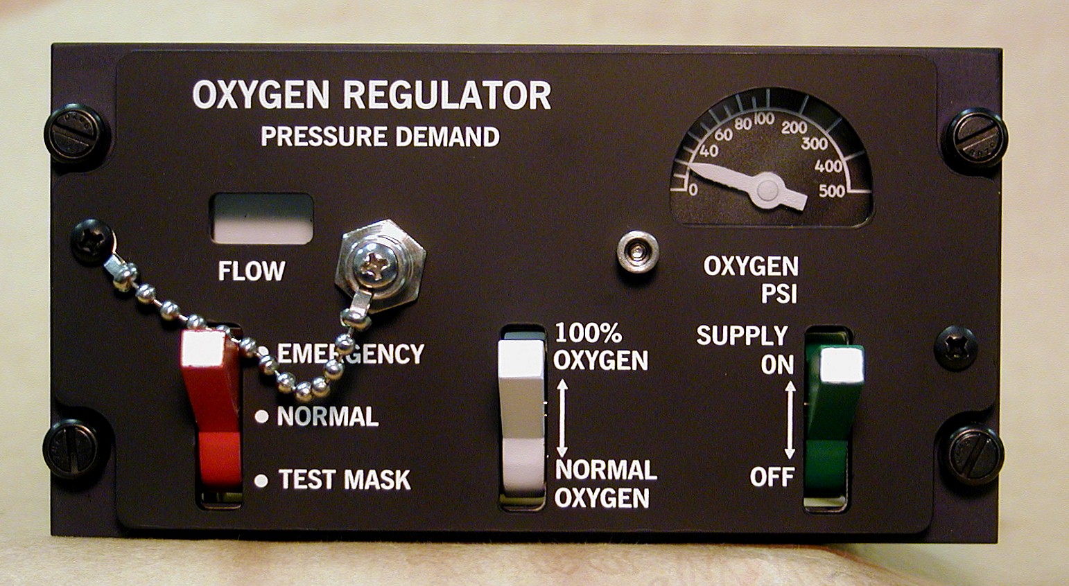 Oxygen Regulator Panel